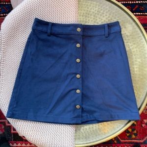 Marine Layer Faux Suede Mini Skirt